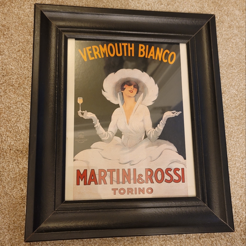 'Vermouth Bianco' Framed Art Print